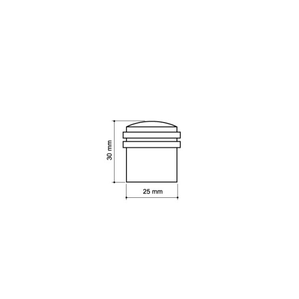Упор Armadillo (Армадилло) дверной напольный STOPPER/ZA062 (DH062ZA) SG-4 мат.золото