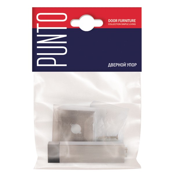 Упор Punto (Пунто) дверной настенный DFIX/W75 (DS PW-75) CP-8 хром