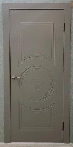 +Межкомнатная дверь "Адель" (400, 2000, ДГ, Эмаль, RAL 9001)