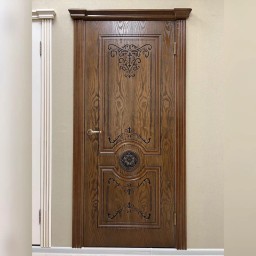 +Межкомнатная дверь "Аллегро-2" (400, 2000, ДГ, Эмаль, RAL 9001)