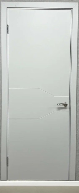 +Межкомнатная дверь "Вектор" (400, 2000, ДГ, Эмаль, RAL 9001)