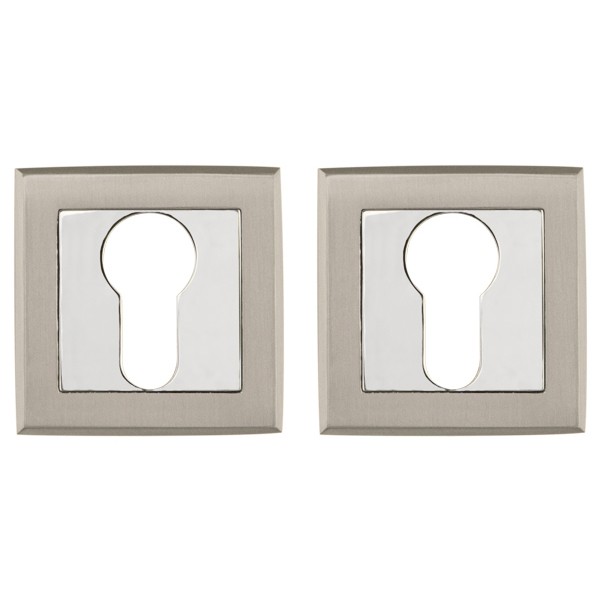 Ручка Punto (Пунто) раздельная K.QL52.VECTOR (VECTOR QL) SN/CP-3 матовый никель/хром