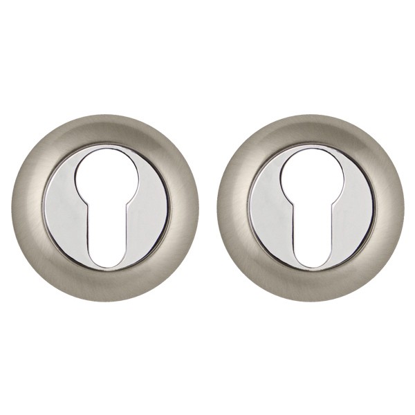 Ручка Punto (Пунто) раздельная R.TL54.REX (REX TL) 105mm SN/CP-3 матовый никель/хром