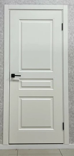 +Межкомнатная дверь "Дакота" (900, 2000, ДО, Эмаль, RAL 9003)