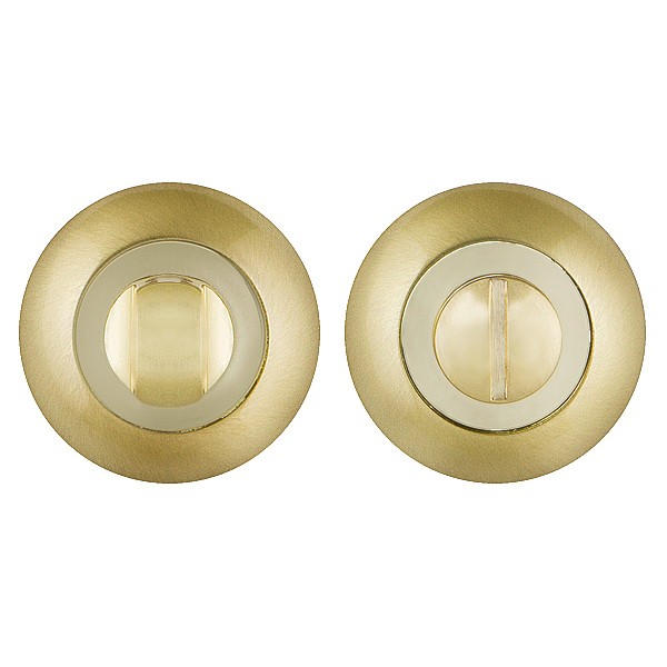 Ручка Punto (Пунто) раздельная R.TL54.REX (REX TL) 105mm SG/GP-4 матовое золото/золото