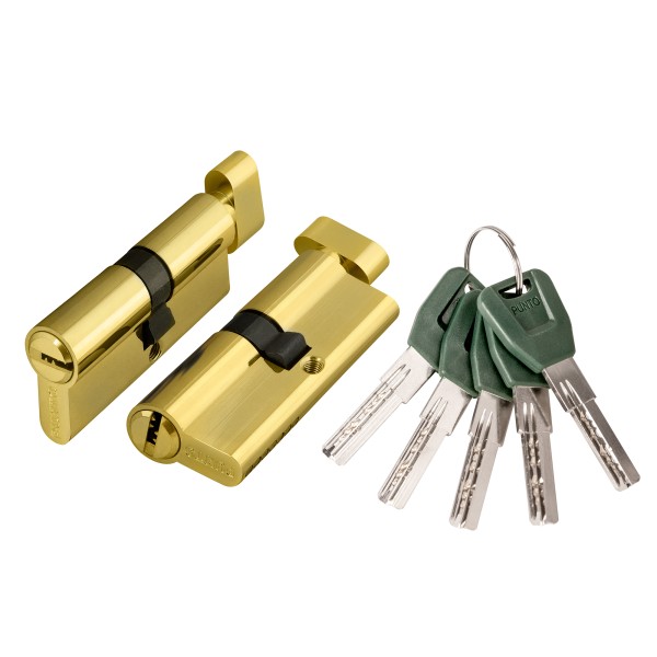 Ручка Punto (Пунто) раздельная R.TL54.REX (REX TL) 105mm SG/GP-4 матовое золото/золото