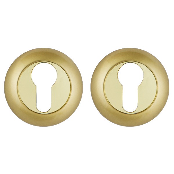 Ручка Punto (Пунто) раздельная R.TL54.REX (REX TL) 105mm SG/GP-4 матовое золото/золото