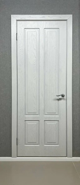 +Межкомнатная дверь "Классика-2" (400, 2000, ДГ, Эмаль, RAL 9001)