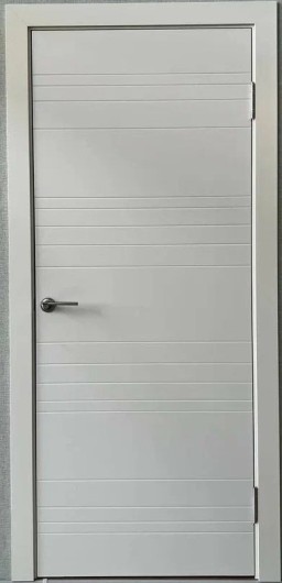 +Межкомнатная дверь "Милан" (400, 2000, ДГ, Эмаль, RAL 9001)