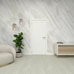 +Межкомнатная дверь "Фреза-11" (400, 2000, ДГ, Эмаль, RAL 9001)