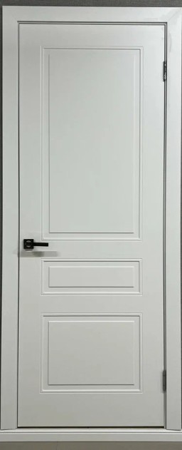 +Межкомнатная дверь "Фреза-13" (400, 2000, ДГ, Эмаль, RAL 9001)