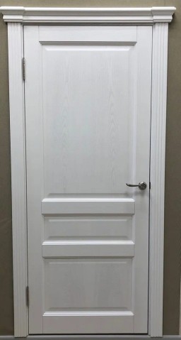 Межкомнатная дверь "№103" (400, 2000, ДГ, Эмаль, RAL 9001)