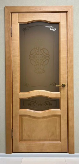 Межкомнатная дверь "№107" (400, 2000, ДГ, Эмаль, RAL 9003)