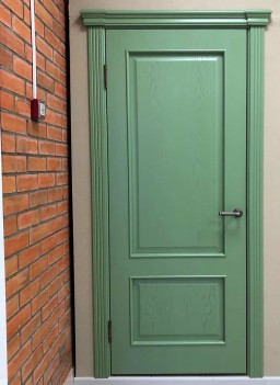 Межкомнатная дверь "№4" (400, 2000, ДГ, Эмаль, RAL 9001)