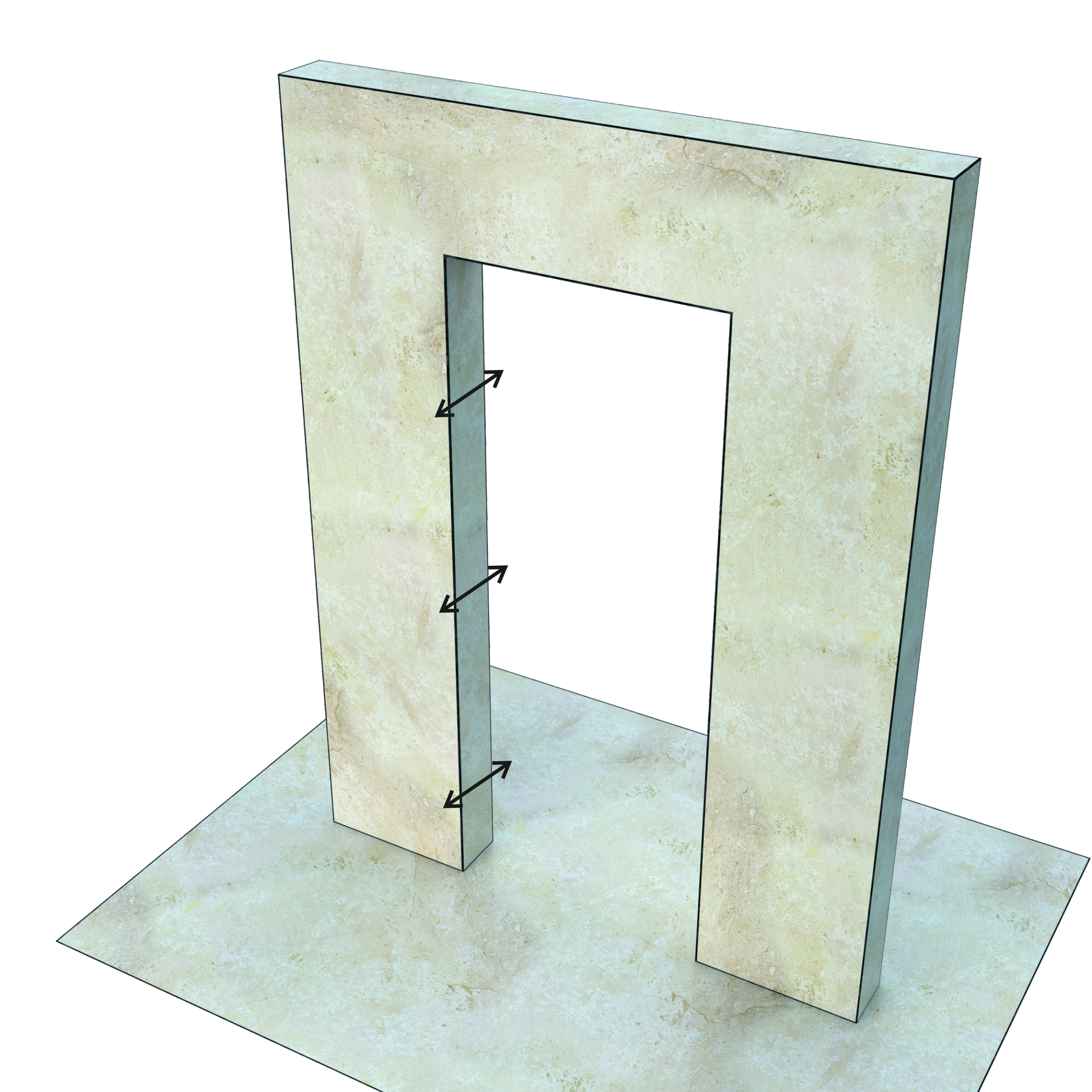 Шаг 3: Замер глубины дверного проёма